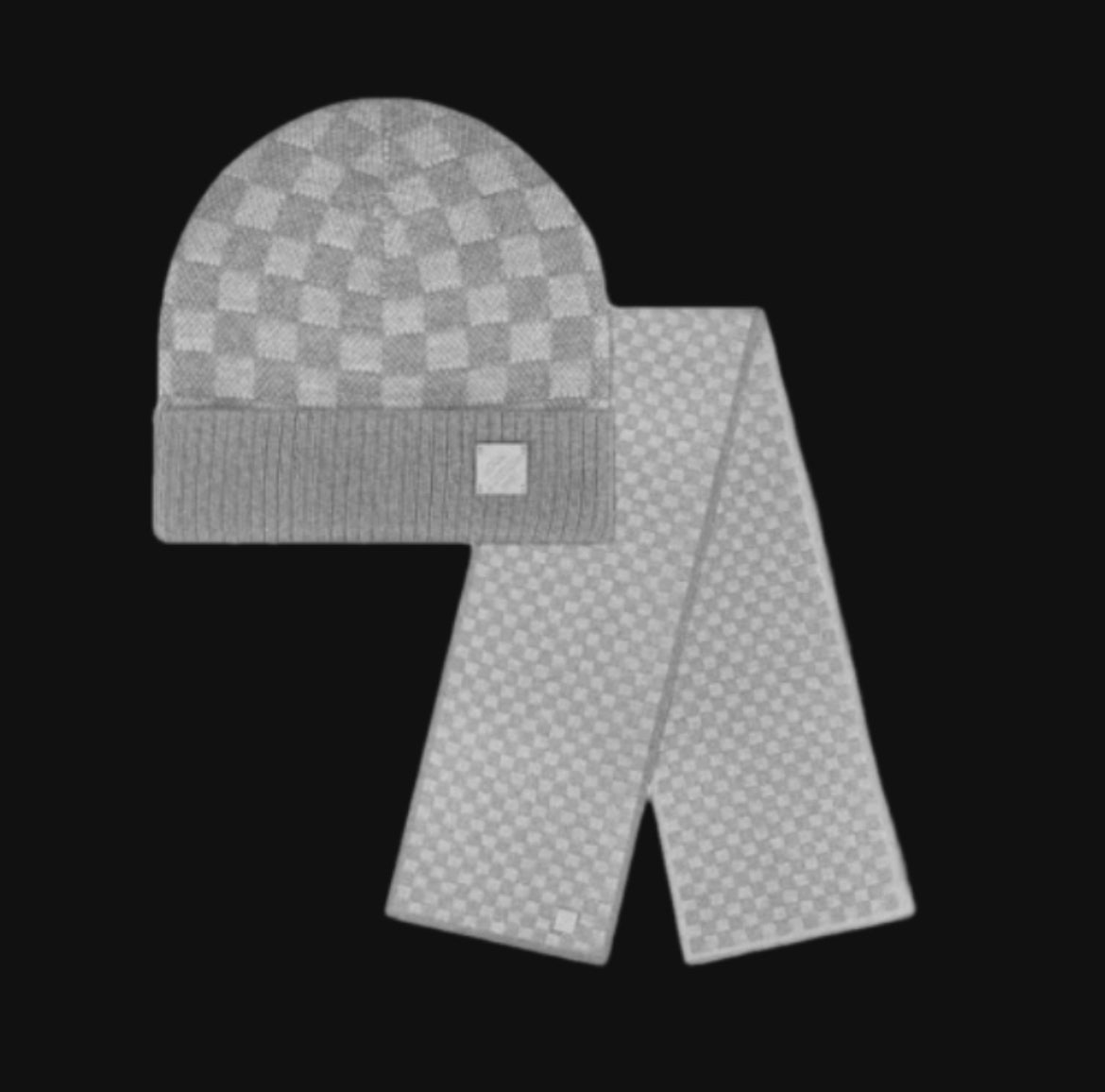 1v beanie/scarf bundle